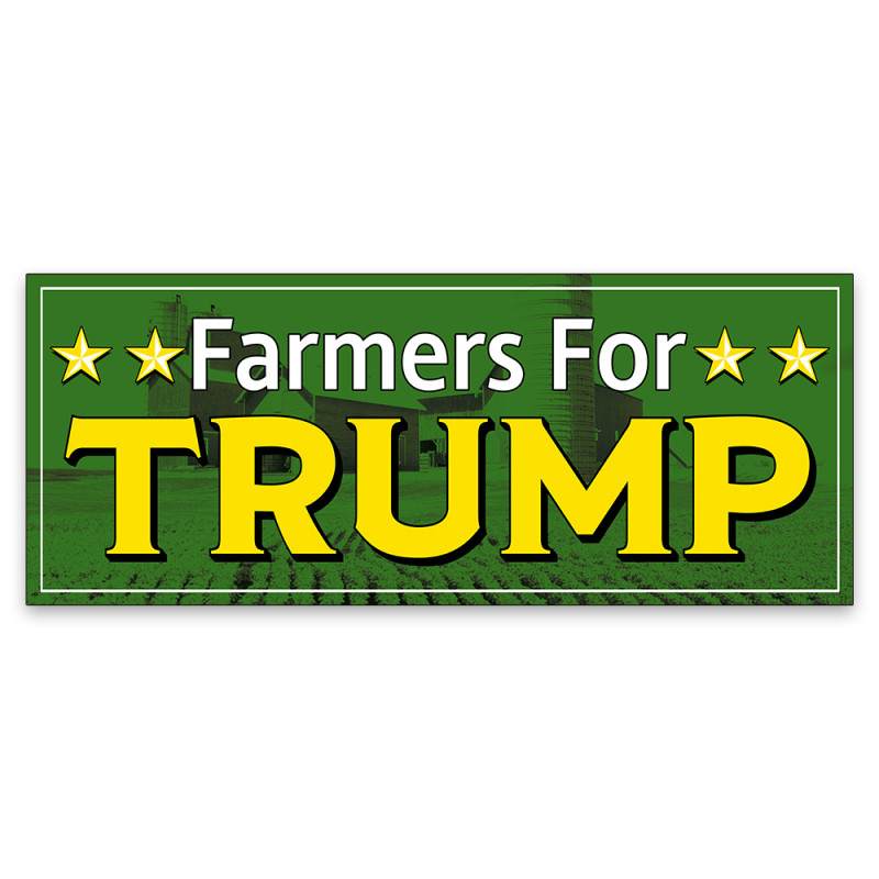 Bandiera Trump Farmers For Trump 3x5 Piedi – Poliestere – Bandiera Con Scritta Thank You - Foto 4