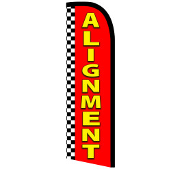 Vista Flags Alignment Premium Windless Feather Flag, Flag ONLY No Hardware (11.5' Tall x 3' Wide) Made in The USA