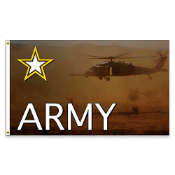 VF Display Army Flag 3x5 Polyester Flag (Made in The USA)