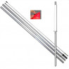 15 Foot Hybrid Feather Banner Pole & Ground Mount Kit (Flutter and Windless) 841098115531