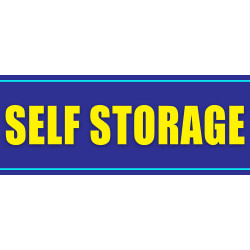 Self Storage Vinyl Banner...
