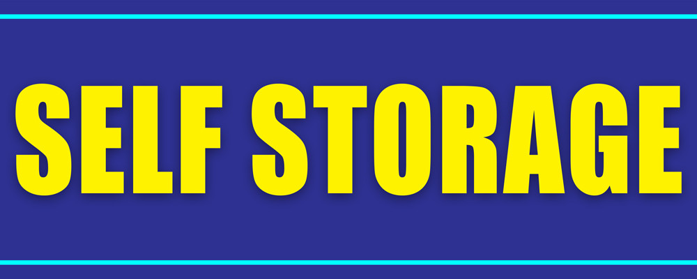 Self Storage Vinyl Banner with Optional Sizes (Made in the USA)