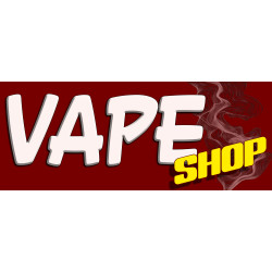 Vape Shop Vinyl Banner with Optional Sizes (Made in the USA)