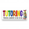 TUTORING Vinyl Banner with Optional Sizes (Made in the USA)