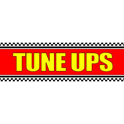 Tune Up Vinyl Banner with...