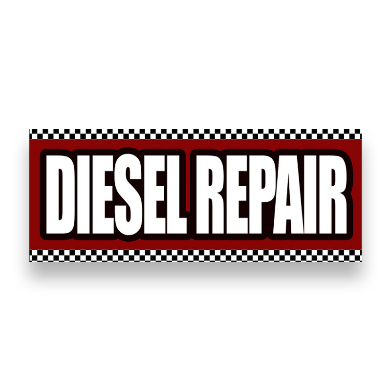 DIESEL REPAIR Vinyl Banner with Optional Sizes (Made in the USA)