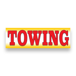 Towing Vinyl Banner with...
