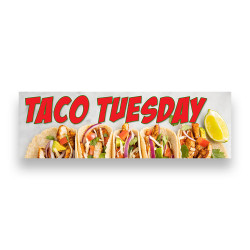 Taco Tuesday Vinyl Banner...
