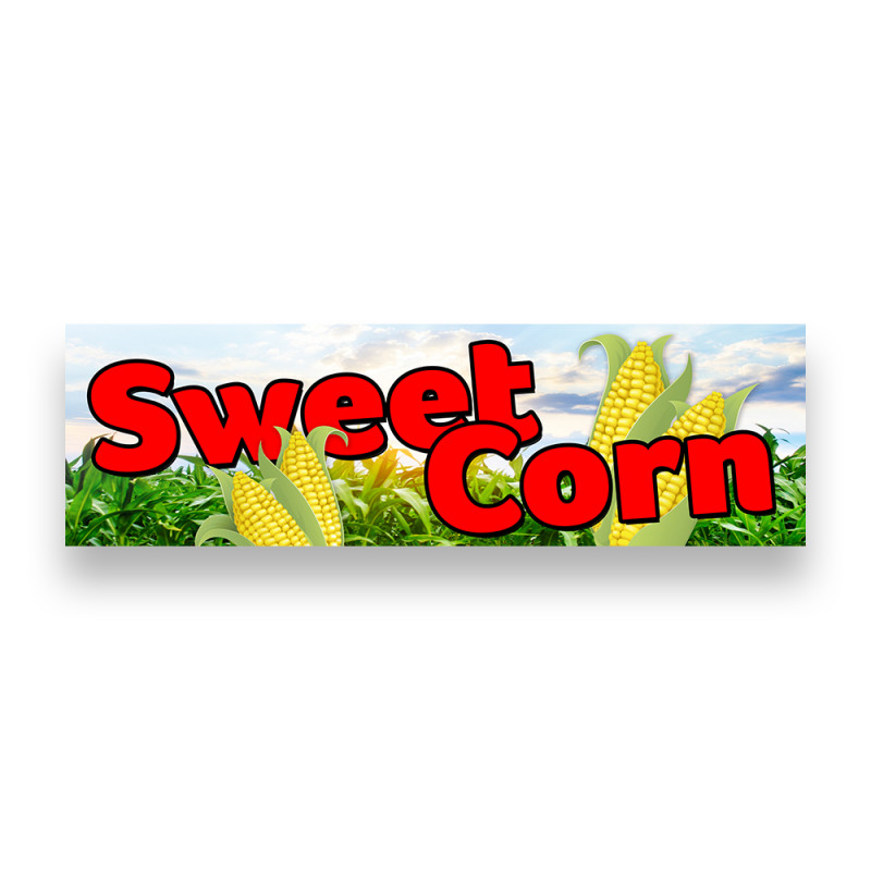 SWEET CORN Vinyl Banner with Optional Sizes (Made in the USA)