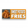 SWEET POTATO FRIES Vinyl Banner with Optional Sizes (Made in the USA)