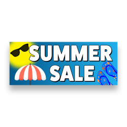 SUMMER SALE Vinyl Banner with Optional Sizes (Made in the USA)