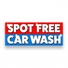 SPOT FREE CAR WASH Vinyl Banner with Optional Sizes (Made in the USA)
