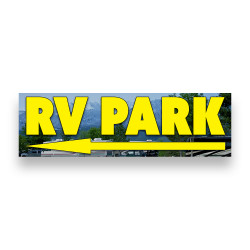 RV Park Left Arrow Vinyl...