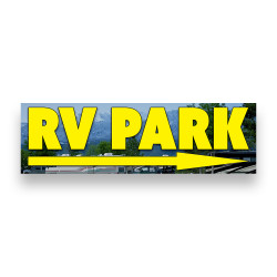 RV Park Right Arrow Vinyl...