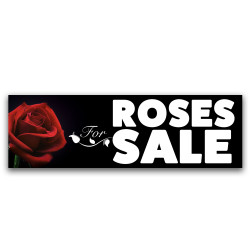 Roses For Sale Vinyl Banner...