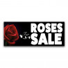 Roses For Sale Vinyl Banner with Optional Sizes (Made in the USA)