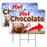 Hot Chocolate 3 Pack 16x24 Inch Sign, Single Sided Print (Made in The USA)
