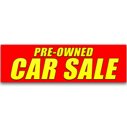 Pre-Owned Car Sale Vinyl...