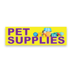 Pet Supplies Vinyl Banner...