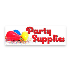 Party Supplies Vinyl Banner...
