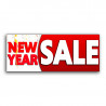 New Year Sale Vinyl Banner with Optional Sizes (Made in the USA)