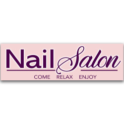 Nail Salon Vinyl Banner...
