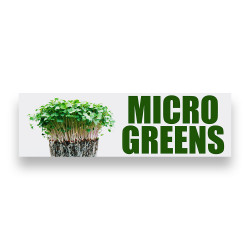 MICRO GREENS Vinyl Banner...