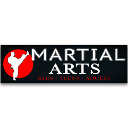 Martial Arts Vinyl Banner...