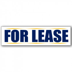 For Lease Vinyl Banner with...