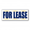 For Lease Vinyl Banner with Optional Sizes (Made in the USA)