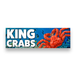 KING CRABS Vinyl Banner...