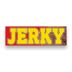 JERKY Vinyl Banner with...