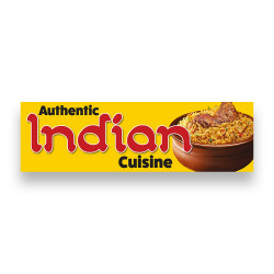 Indian Cuisine Vinyl Banner...