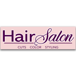 Hair Salon Vinyl Banner...