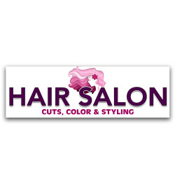 Hair Salon Vinyl Banner...