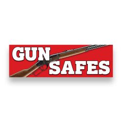 GUN SAFES Vinyl Banner with...