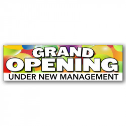 Grand Opening Under New...