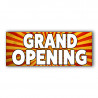 Grand Opening Vinyl Banner with Optional Sizes (Made in the USA)