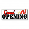 Grand Opening Vinyl Banner with Optional Sizes (Made in the USA)
