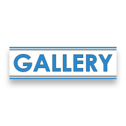 GALLERY Vinyl Banner with...