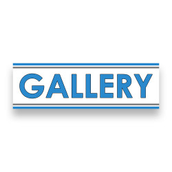 GALLERY Vinyl Banner with Optional Sizes (Made in the USA)