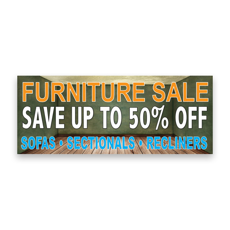 Furniture Sale Vinyl Banner with Optional Sizes (Made in the USA)