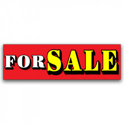 For Sale Vinyl Banner with...