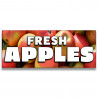 Fresh Apples Vinyl Banner with Optional Sizes (Made in the USA)