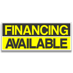 Financing Available Vinyl Banner with Optional Sizes (Made in the USA)