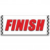 Finish Vinyl Banner with Optional Sizes (Made in the USA)