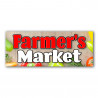 Farmers Market Vinyl Banner with Optional Sizes (Made in the USA)