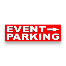EVENT PARKING RIGHT ARROW...