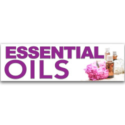 Essential Oils Vinyl Banner...