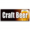 Craft Beer Vinyl Banner with Optional Sizes (Made in the USA)